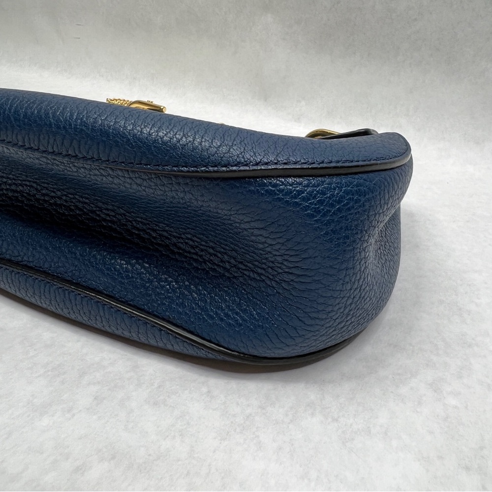 CHLOE Navy Medium Drew Bag - Picture 12 of 14